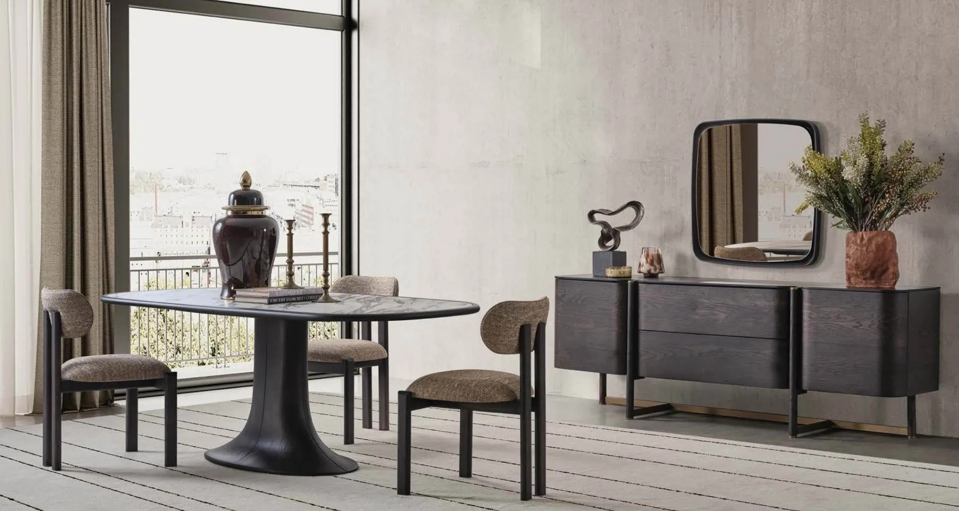 Dark Oak M26 Yemek Odası