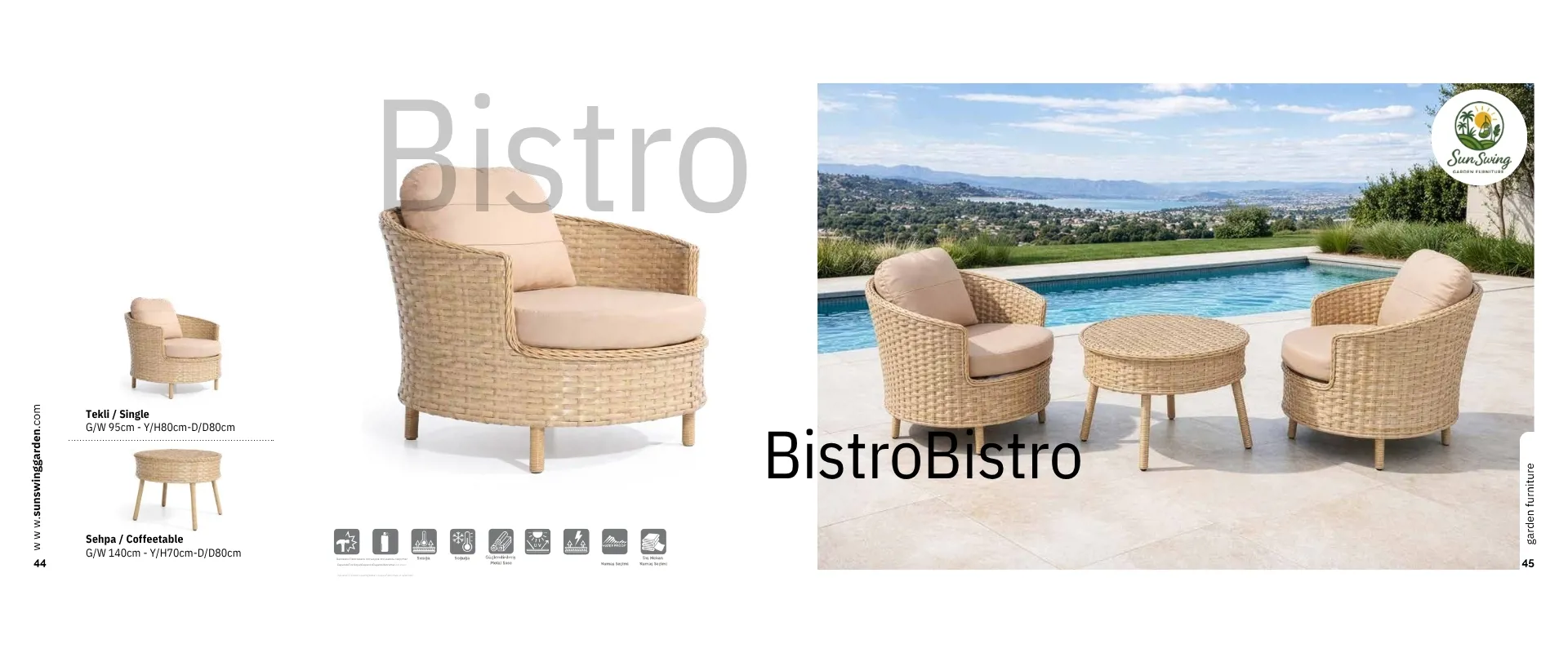 Bistro Bahçe Takımı