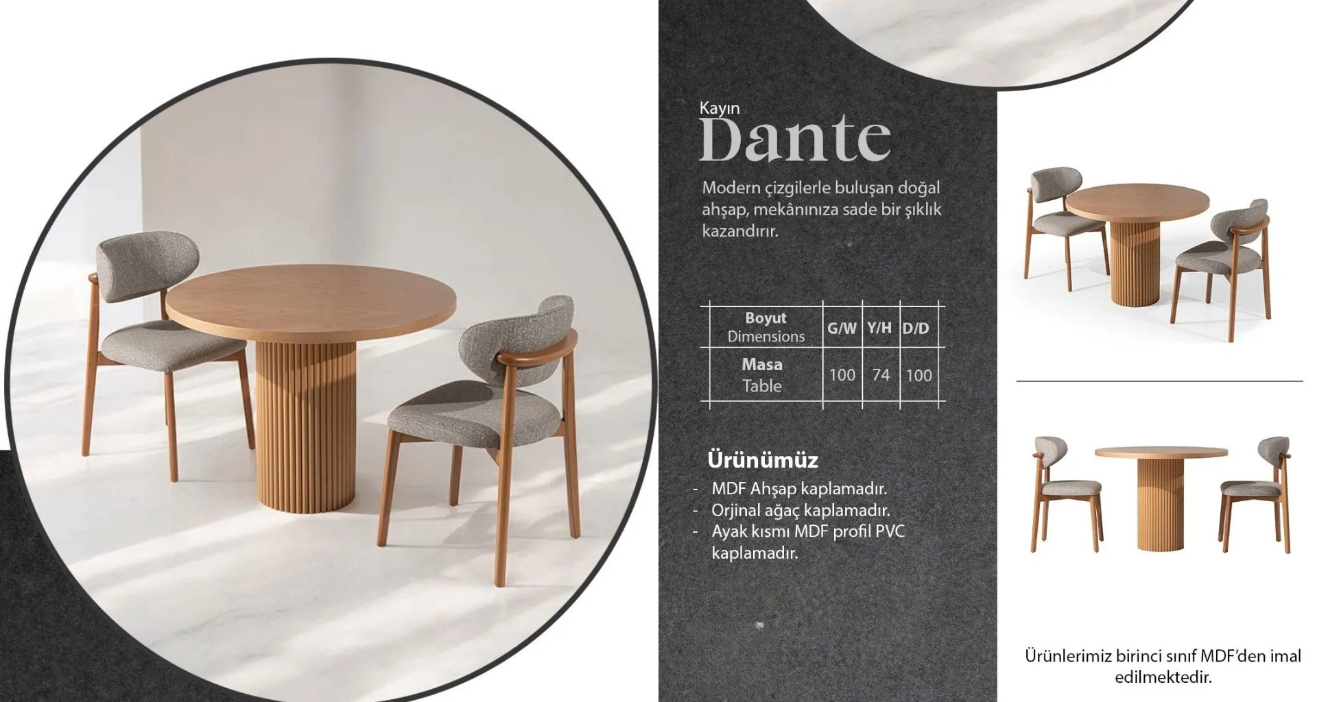 Ceviz Dante Masa