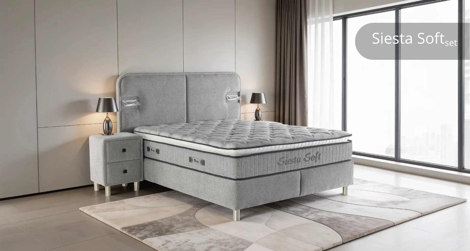 Siesta Soft Baza Yatak Seti