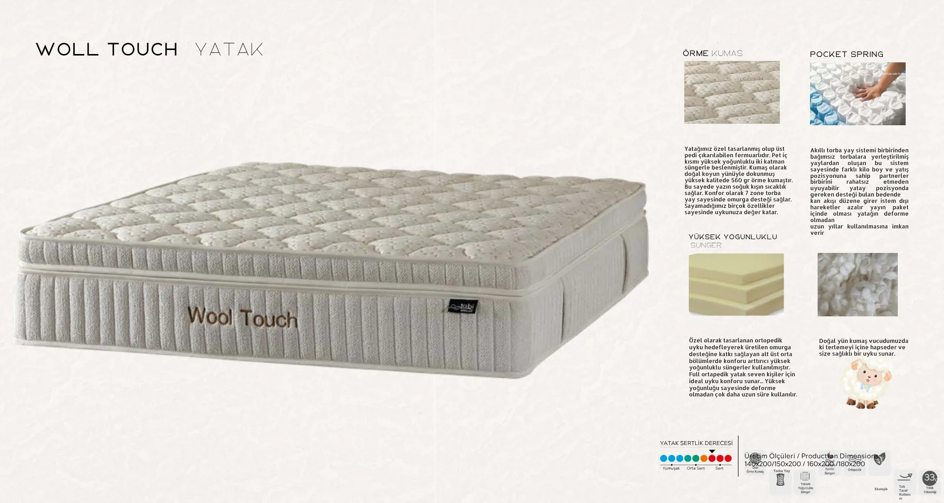 WOOL TOUCH YATAK